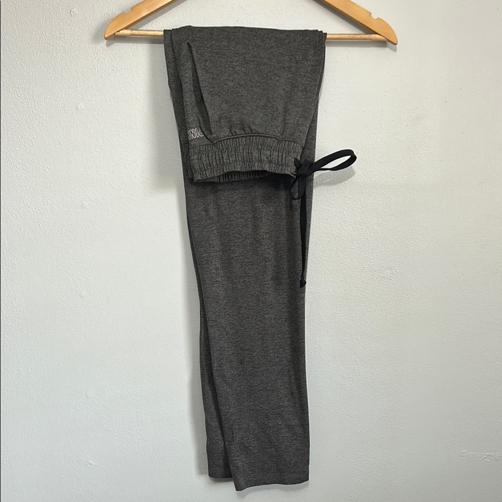 Pink Active Gray Joggers with Drawstring